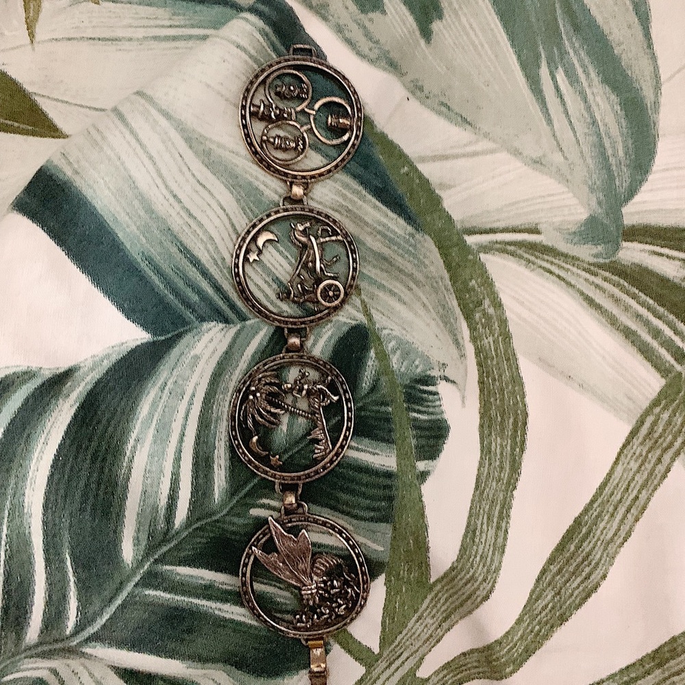 Vintage figural bracelet